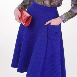 Tatyana Retro Snuggle Quilted Circle Skirt